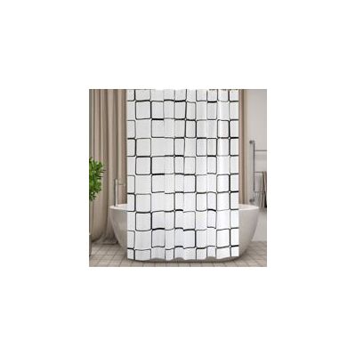 OEM Tenda Da Doccia Quadrata 200 X 240 Cm, Antimuffa, Realizzata In Materiale Peva Impermeabile Con Occhielli E Ganci - Crezuo OEM Tenda Da Doccia Quadrata 200 X 240 Cm, Antimuffa, Realizzata In Materiale Peva Impermeabile Con Occhielli E Ganci - Crezuo
