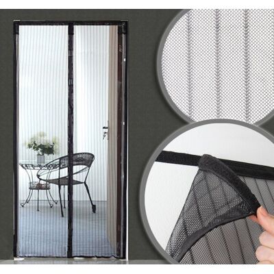 AVOSDIM Tenda Zanzariera Magnetica Per Porta - L 130 X H 215 Cm - Nero AVOSDIM Tenda Zanzariera Magnetica Per Porta - L 130 X H 215 Cm - Nero