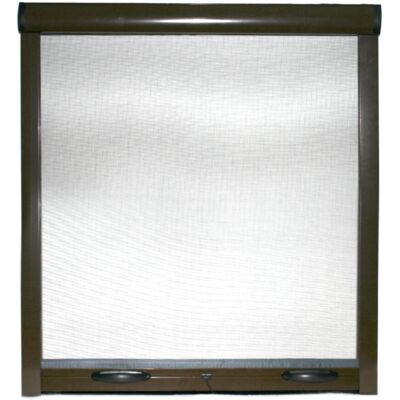 EGLEMTEK Zanzariera A Rullo Avvolgibile Riducibile Con Frizione Finestra Kit Zanzariere 100 X 250 Cm Marrone EGLEMTEK Zanzariera A Rullo Avvolgibile Riducibile Con Frizione Finestra Kit Zanzariere 100 X 250 Cm Marrone