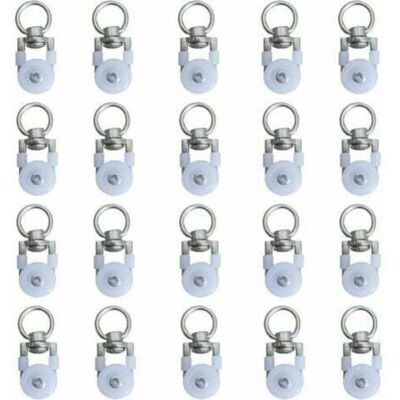 OEM 20 Rulli Per Binari Per Tende, Rotelle Per Binari, Cursori Per Aste Per Tende, Puleggia Silenziosa, Rullo Doppio Per Binario Per Tende Da Finestra, Per Binari Per Tende Da Finestra OEM 20 Rulli Per Binari Per Tende, Rotelle Per Binari, Cursori Per Aste Per Tende, Puleggia Silenziosa, Rullo Doppio Per Binario Per Tende Da Finestra, Per Binari Per Tende Da Finestra