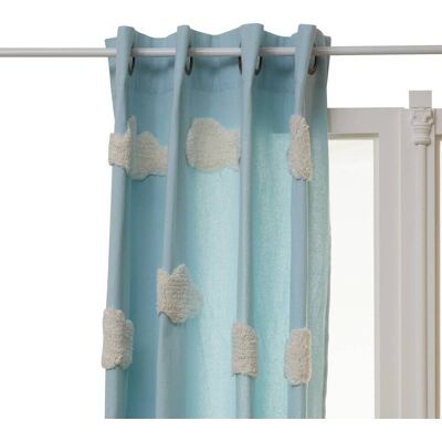 ATMOSPHERA Tufy Tenda 260x140cm Azzurro Stampa Nuvola - Créateur D'Intérieur ATMOSPHERA Tufy Tenda 260x140cm Azzurro Stampa Nuvola - Créateur D'Intérieur