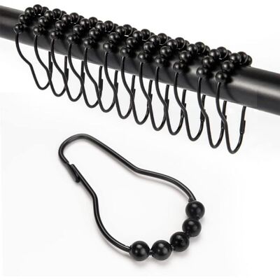 OEM Set Di 12 Ganci Per Tenda Da Doccia, Anelli Per Tenda Da Doccia Con Sistema Scorrevole, Anelli Per Asta Per Tenda Antiruggine, Anelli Per Tenda Da Doccia Per Tende Da Porta E Da Finestra -crezuo OEM Set Di 12 Ganci Per Tenda Da Doccia, Anelli Per Tenda Da Doccia Con Sistema Scorrevole, Anelli Per Asta Per Tenda Antiruggine, Anelli Per Tenda Da Doccia Per Tende Da Porta E Da Finestra -crezuo