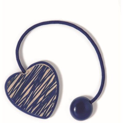 HOME COLLECTION Voila' - Calamita Per Tende Cuore Cordae Legno 20cm Colore Azzurro HOME COLLECTION Voila' - Calamita Per Tende Cuore Cordae Legno 20cm Colore Azzurro