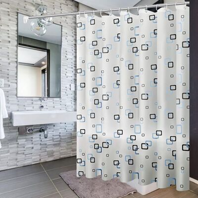 OEM Tenda Da Doccia - 200x200cm - Fodera Per Tenda Da Doccia Con Ganci E Passanti - Antimuffa - Antibatterica - Impermeabile E Lavabile - Adatta Per Il Bagno -crezuo OEM Tenda Da Doccia - 200x200cm - Fodera Per Tenda Da Doccia Con Ganci E Passanti - Antimuffa - Antibatterica - Impermeabile E Lavabile - Adatta Per Il Bagno -crezuo