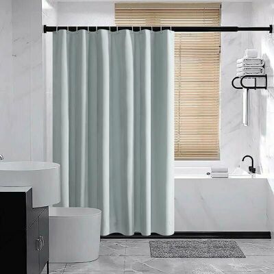 OEM Tenda Da Doccia Eva 180 X 200 Cm Antimuffa, Lavabile, Grigia, Per Vasca E Doccia, Impermeabile, Con Bordo Appesantito E 12 Anelli Per Tenda Da Doccia. OEM Tenda Da Doccia Eva 180 X 200 Cm Antimuffa, Lavabile, Grigia, Per Vasca E Doccia, Impermeabile, Con Bordo Appesantito E 12 Anelli Per Tenda Da Doccia.