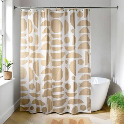TENDANCE Telaio Per Doccia In Poliestere 180x200 Cm - Tribal Craft Ocra - TENDANCE Telaio Per Doccia In Poliestere 180x200 Cm - Tribal Craft Ocra -