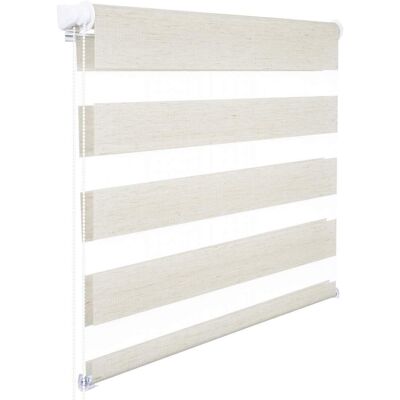 WOLTU Tenda A Rullo Doppio Oscurante Per Interni Senza Foratura Avvolgibile Colore Di Faggio 45x150cm WOLTU Tenda A Rullo Doppio Oscurante Per Interni Senza Foratura Avvolgibile Colore Di Faggio 45x150cm