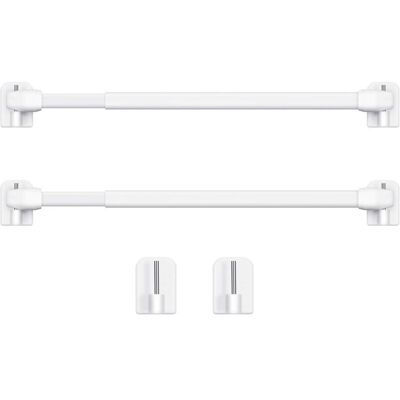 OEM Asta Per Tende Regolabile In Plastica, Asta Per Tende Estensibile Per Finestre, Barre Per Armadi, Asta A Tensione, Ganci Adesivi Per Asta Per Tende, 40-60 Cm (bianco, 2 Pezzi) -crezuo OEM Asta Per Tende Regolabile In Plastica, Asta Per Tende Estensibile Per Finestre, Barre Per Armadi, Asta A Tensione, Ganci Adesivi Per Asta Per Tende, 40-60 Cm (bianco, 2 Pezzi) -crezuo