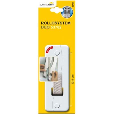 Schellenberg - 53702 Placca Tapparelle Avvolgibili Duo Maxi: 23 Mm Di Larghezza Del Nastro, Piastra Tapparella Con Spaziatura Dei Fori 13,5 Cm, Bianco, Senza Rimuovere La Cinghia Della Tapparella Schellenberg - 53702 Placca Tapparelle Avvolgibili Duo Maxi: 23 Mm Di Larghezza Del Nastro, Piastra Tapparella Con Spaziatura Dei Fori 13,5 Cm, Bianco, Senza Rimuovere La Cinghia Della Tapparella