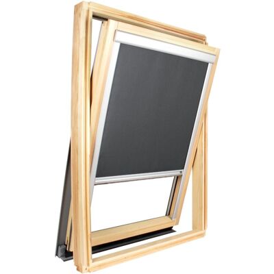 AVOSDIM - Tenda Oscurante Compatibile Roto ® - Vitrage H 83.5 X 60 Cm Antracite AVOSDIM - Tenda Oscurante Compatibile Roto ® - Vitrage H 83.5 X 60 Cm Antracite