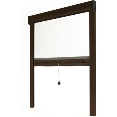AVOSDIM Zanzariera Finestra Tagliabile Alluminio Marrone - L 80 X H 100 Cm AVOSDIM Zanzariera Finestra Tagliabile Alluminio Marrone - L 80 X H 100 Cm