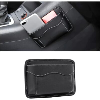 OEM Organizer Laterale Per Seggiolino Auto, Mini Organizer In Pelle, Tasca Portaoggetti Laterale Per Auto, Per Organizzare Documenti, File, Telefono, Chiavi, Monete (nero) OEM Organizer Laterale Per Seggiolino Auto, Mini Organizer In Pelle, Tasca Portaoggetti Laterale Per Auto, Per Organizzare Documenti, File, Telefono, Chiavi, Monete (nero)
