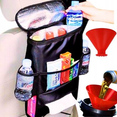 OEM Organizzatore Per Seggiolino Auto Con Borsa Termica Per Auto + Imbuto OEM Organizzatore Per Seggiolino Auto Con Borsa Termica Per Auto + Imbuto