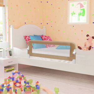 vidaXL Barriera di Sicurezza per Letto per Bambini Taupe - Barriera per Bambini vidaXL Barriera di Sicurezza per Letto per Bambini Taupe - Barriera per Bambini