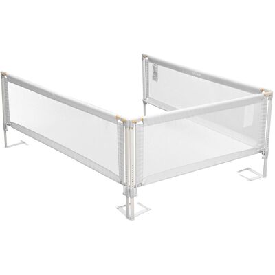 VEVOR Sponda 3 Lati Per Letto Per Bambini Lunghezza 2 M, Barriera Per Lettino Per Neonati Con Tubo Di Ferro Rinforzato, Tessuto Oxford, Altezza Regolabile 68-89 Cm, Per Materassi Di Spessore 5-27 Cm VEVOR Sponda 3 Lati Per Letto Per Bambini Lunghezza 2 M, Barriera Per Lettino Per Neonati Con Tubo Di Ferro Rinforzato, Tessuto Oxford, Altezza Regolabile 68-89 Cm, Per Materassi Di Spessore 5-27 Cm