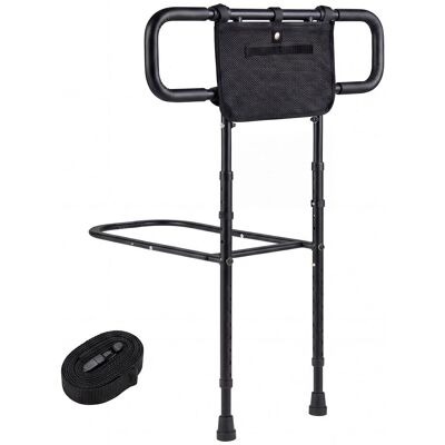 COSTWAY Sbarra Sponda Letto Anziani Supporto Sicurezza Adulti Bastone Da Letto Maniglia Imbottita Assistenza Ingresso Uscita Letto Cinturino Di Fissaggio Larg COSTWAY Sbarra Sponda Letto Anziani Supporto Sicurezza Adulti Bastone Da Letto Maniglia Imbottita Assistenza Ingresso Uscita Letto Cinturino Di Fissaggio Larg