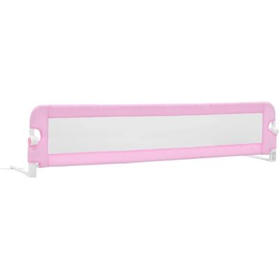 vidaXL Barriera di sicurezza rosa 180x42cm - Accessorio letto bambino vidaXL Barriera di sicurezza rosa 180x42cm - Accessorio letto bambino