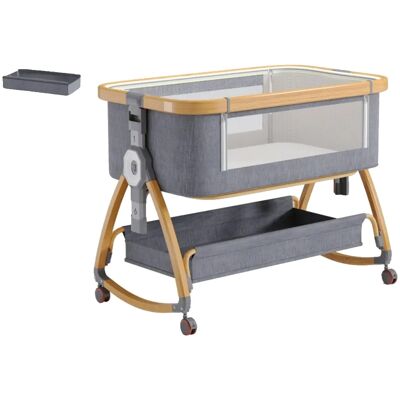 OEM Lettino Per Neonati, Multifunzionale, Pieghevole, Grigio. OEM Lettino Per Neonati, Multifunzionale, Pieghevole, Grigio.