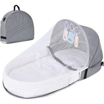 OEM Baby Travel Cot With Mosquito Net And Awning Portable Baby Bed Changing Bag Foldable Baby Bed With Mosquito Net Cuddly Nest Baby Bed (grey) OEM Baby Travel Cot With Mosquito Net And Awning Portable Baby Bed Changing Bag Foldable Baby Bed With Mosquito Net Cuddly Nest Baby Bed (grey)