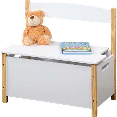 Cassapanca giocattoli bianca Kesper - 60x34.5x56 cm Cassapanca giocattoli bianca Kesper - 60x34.5x56 cm