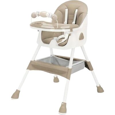 OEM Seggiolone Regolabile In Altezza, Vassoio Removibile, Color Kaki OEM Seggiolone Regolabile In Altezza, Vassoio Removibile, Color Kaki