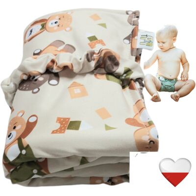 OEM Fasciatoio Riutilizzabile Nappime, Orsetti Verdi OEM Fasciatoio Riutilizzabile Nappime, Orsetti Verdi