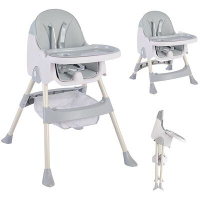 OEM K Ikido Seggiolone Per Bambini, Seggiolino Pieghevole, Seggiolone Regolabile Per Bambini, Da 6 Mesi A 3 Anni (15kg) - Grigio OEM K Ikido Seggiolone Per Bambini, Seggiolino Pieghevole, Seggiolone Regolabile Per Bambini, Da 6 Mesi A 3 Anni (15kg) - Grigio