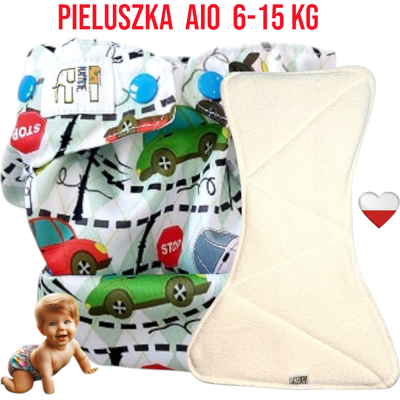 OEM Pannolino Riutilizzabile Aio Coolmax Pocket Car Blue Snaps Nappime OEM Pannolino Riutilizzabile Aio Coolmax Pocket Car Blue Snaps Nappime