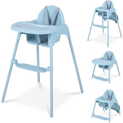 COSTWAY Seggiolone Per Bambini 4 In 1 Convertibile,cintura Di Sicurezza A 5 Punti,6-36 Mesi,blu COSTWAY Seggiolone Per Bambini 4 In 1 Convertibile,cintura Di Sicurezza A 5 Punti,6-36 Mesi,blu