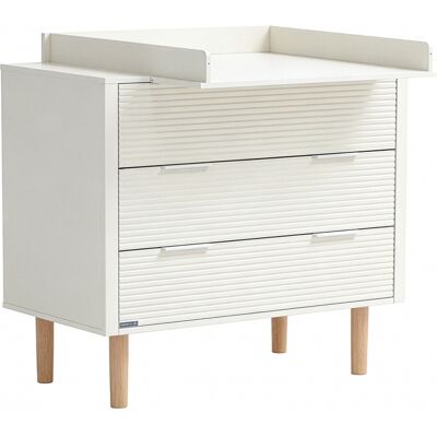Home Deluxe - Unità Di Cambio Coco Colore Bianco, Dimensioni: 100 × 90 × 73 Cm Home Deluxe - Unità Di Cambio Coco Colore Bianco, Dimensioni: 100 × 90 × 73 Cm