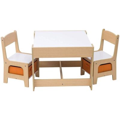 HELLOSHOP26 Set Di Seggiolini Per Bambini Con 2 Seggioloni E Spazio Di Archiviazione La Scelta Migliore Per La Cameretta Del Tuo Bambino Bianco 190000386 HELLOSHOP26 Set Di Seggiolini Per Bambini Con 2 Seggioloni E Spazio Di Archiviazione La Scelta Migliore Per La Cameretta Del Tuo Bambino Bianco 190000386