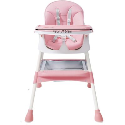 OEM Seggiolone Per Bambini, Cintura Di Sicurezza A 5 Punti, Design Regolabile, Rosa OEM Seggiolone Per Bambini, Cintura Di Sicurezza A 5 Punti, Design Regolabile, Rosa