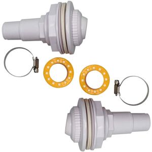 XISRENS Kit Di Getti Di Lavaggio Controcorrente - Completi Di Raccordi, Gruppo Occhiello, Morsetti, Rondelle E Nastro Filettato In Ptfe - Per Piscine Fibropool E Fuori Terra XISRENS Kit Di Getti Di Lavaggio Controcorrente - Completi Di Raccordi, Gruppo Occhiello, Morsetti, Rondelle E Nastro Filettato In Ptfe - Per Piscine Fibropool E Fuori Terra