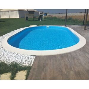 SAN MARCO Liner Per Piscina Ovale 490 X 300 H120 Cm Grigio 0,8 Mm SAN MARCO Liner Per Piscina Ovale 490 X 300 H120 Cm Grigio 0,8 Mm