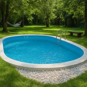 SAN MARCO Piscina Ovale Con Accessori Inclusi 916x460x120 Cm SAN MARCO Piscina Ovale Con Accessori Inclusi 916x460x120 Cm