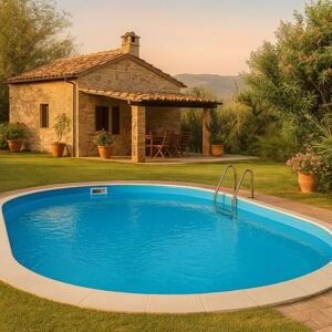 SAN MARCO Piscina Ovale Interrata 900x500x150 Cm SAN MARCO Piscina Ovale Interrata 900x500x150 Cm