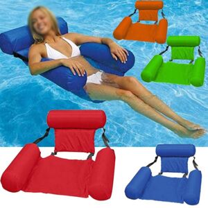 TRADE SHOP TRAESIO - Sedia A Sdraio Gonfiabile Amaca Per Mare Piscina Galleggiante Pieghevole 120cm - TRADE SHOP TRAESIO - Sedia A Sdraio Gonfiabile Amaca Per Mare Piscina Galleggiante Pieghevole 120cm -