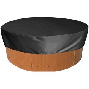 KEEMOTE Telo Di Protezione Rotondo Per Jacuzzi (nero, 190 X 30 Cm), Tessuto Oxford 190t Argento Impermeabile, Protezione Uv E Antivento. KEEMOTE Telo Di Protezione Rotondo Per Jacuzzi (nero, 190 X 30 Cm), Tessuto Oxford 190t Argento Impermeabile, Protezione Uv E Antivento.
