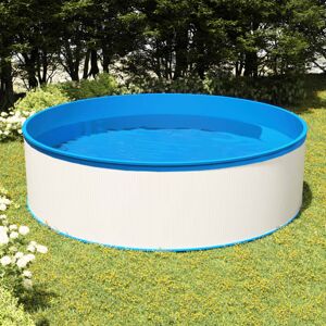 vidaXL Piscina con Skimmer e Pompa 350x90cm Bianca - Piscina vidaXL Piscina con Skimmer e Pompa 350x90cm Bianca - Piscina