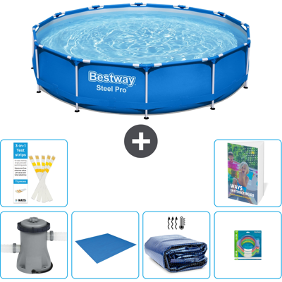 Bestway Piscina Steel Pro Rotonda - 366x76 Cm - 7-pezzi S220 Bestway Piscina Steel Pro Rotonda - 366x76 Cm - 7-pezzi S220