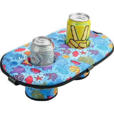 TAPWORKS Supporto Di Tazza Galleggiante In Neoprene Per La Piscina, Pack Di 2 Staffe Di Bevande TAPWORKS Supporto Di Tazza Galleggiante In Neoprene Per La Piscina, Pack Di 2 Staffe Di Bevande