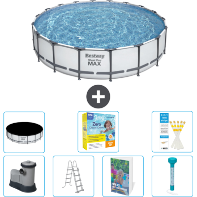 Bestway Piscina Steel Pro Max Rotonda - 549x122 Cm - 8-pezzi S532 Bestway Piscina Steel Pro Max Rotonda - 549x122 Cm - 8-pezzi S532