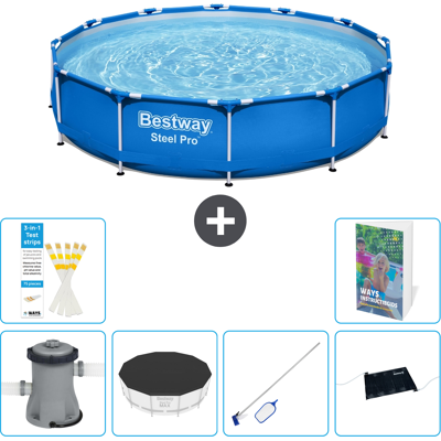 Bestway Piscina Steel Pro Rotonda - 366x76 Cm - 7-pezzi S241 Bestway Piscina Steel Pro Rotonda - 366x76 Cm - 7-pezzi S241