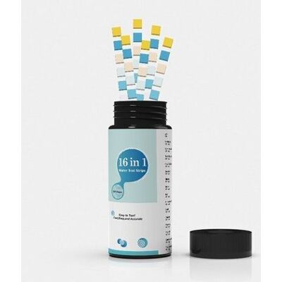 BRAST Strisce Reattive Per La Qualità Dell'acqua, 50 Strisce/barile, Acqua Potabile, Acqua Di Processo, 16 In 1, Strisce Reattive Multiuso Per La Qualità Dell'acqua BRAST Strisce Reattive Per La Qualità Dell'acqua, 50 Strisce/barile, Acqua Potabile, Acqua Di Processo, 16 In 1, Strisce Reattive Multiuso Per La Qualità Dell'acqua