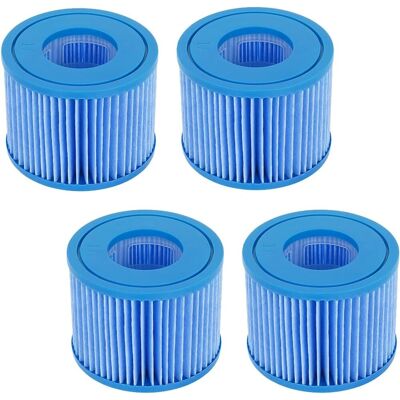 HABITEX Confezione Da 2 Filtri Tipo Vi Per Best-way Piscina Cartuccia Filtro Taglia 6 -58323, Cartucce Filtro Spa Per Pulizia Piscina (edizione Migliorata 4 Pezzi) HABITEX Confezione Da 2 Filtri Tipo Vi Per Best-way Piscina Cartuccia Filtro Taglia 6 -58323, Cartucce Filtro Spa Per Pulizia Piscina (edizione Migliorata 4 Pezzi)