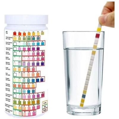 SCORPIO Kit Per L'Analisi Dell'acqua Potabile 15 In 1: Test Di Durezza, Acqua Del Rubinetto E Acqua Di Pozzo. SCORPIO Kit Per L'Analisi Dell'acqua Potabile 15 In 1: Test Di Durezza, Acqua Del Rubinetto E Acqua Di Pozzo.
