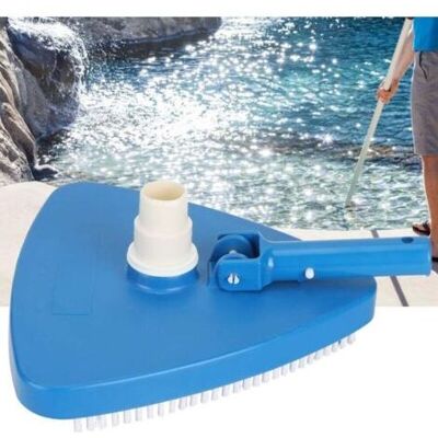 ABYSSE Spazzola Rotativa Manuale Triangolare Per La Pulizia Della Piscina, Portatile, Appesantita, Di Forma Triangolare, Accessorio Per La Pulizia Della Testa Aspirante Della Piscina In Giardino. ABYSSE Spazzola Rotativa Manuale Triangolare Per La Pulizia Della Piscina, Portatile, Appesantita, Di Forma Triangolare, Accessorio Per La Pulizia Della Testa Aspirante Della Piscina In Giardino.