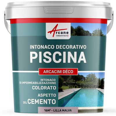 ARCANE INDUSTRIES Intonaco Per Piscine, Decorativo Di Finitura E Impermeabilizzante - Arcacim Deco - 16 M² Lilla Malva - ARCANE INDUSTRIES Intonaco Per Piscine, Decorativo Di Finitura E Impermeabilizzante - Arcacim Deco - 16 M² Lilla Malva -