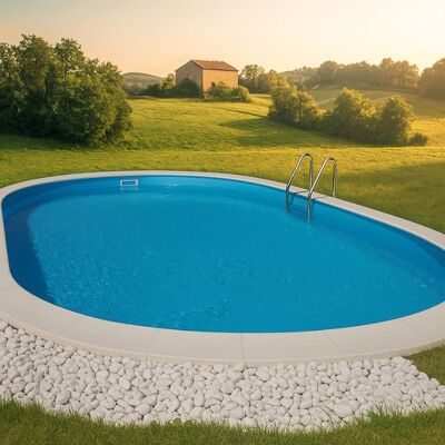SAN MARCO Piscina Ovale Interrata 1100x550x120 Cm SAN MARCO Piscina Ovale Interrata 1100x550x120 Cm