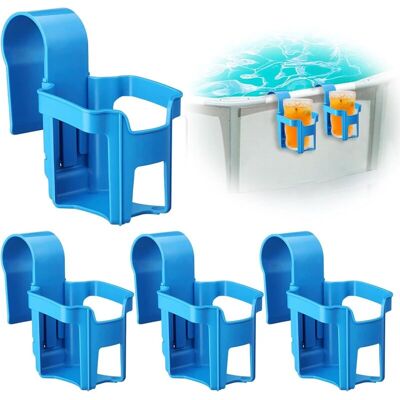 OEM Set Di 4 Portabicchieri In Plastica Per Piscine - Accessori Multifunzionali Per Piscina - Adatti Alla Maggior Parte Delle Piscine (blu) OEM Set Di 4 Portabicchieri In Plastica Per Piscine - Accessori Multifunzionali Per Piscina - Adatti Alla Maggior Parte Delle Piscine (blu)